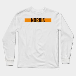 Lando Norris Driver Name - 2022 Season #4 Long Sleeve T-Shirt